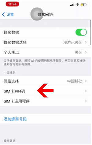 博罗苹果14维修网分享如何给iPhone14的SIM卡设置密码 