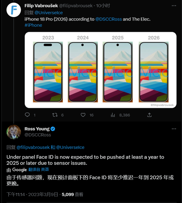 博罗苹果手机维修分享:屏下Face ID有什么优势？iPhone何时会有屏下Face ID？ 