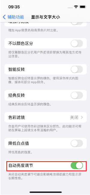 博罗苹果15维修店分享iPhone 15 Pro系列屏幕亮度 