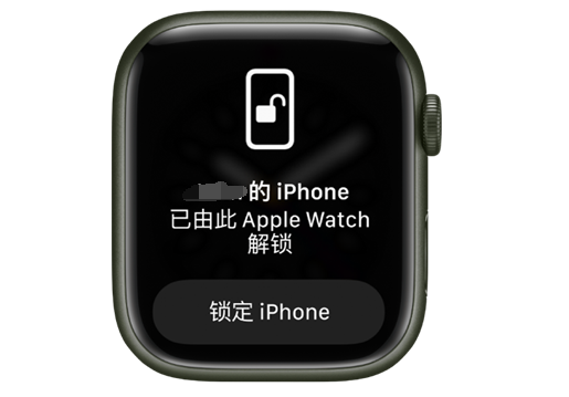 博罗苹果手机维修分享用 AppleWatch 解锁配备面容 ID 的 iPhone方法 