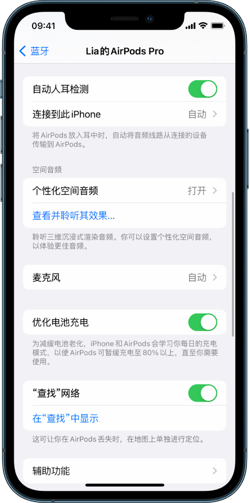 博罗苹果手机维修分享如何通过 iPhone “查找”功能定位 AirPods 